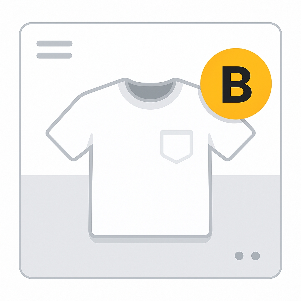 Example of brand field usage in a product listing