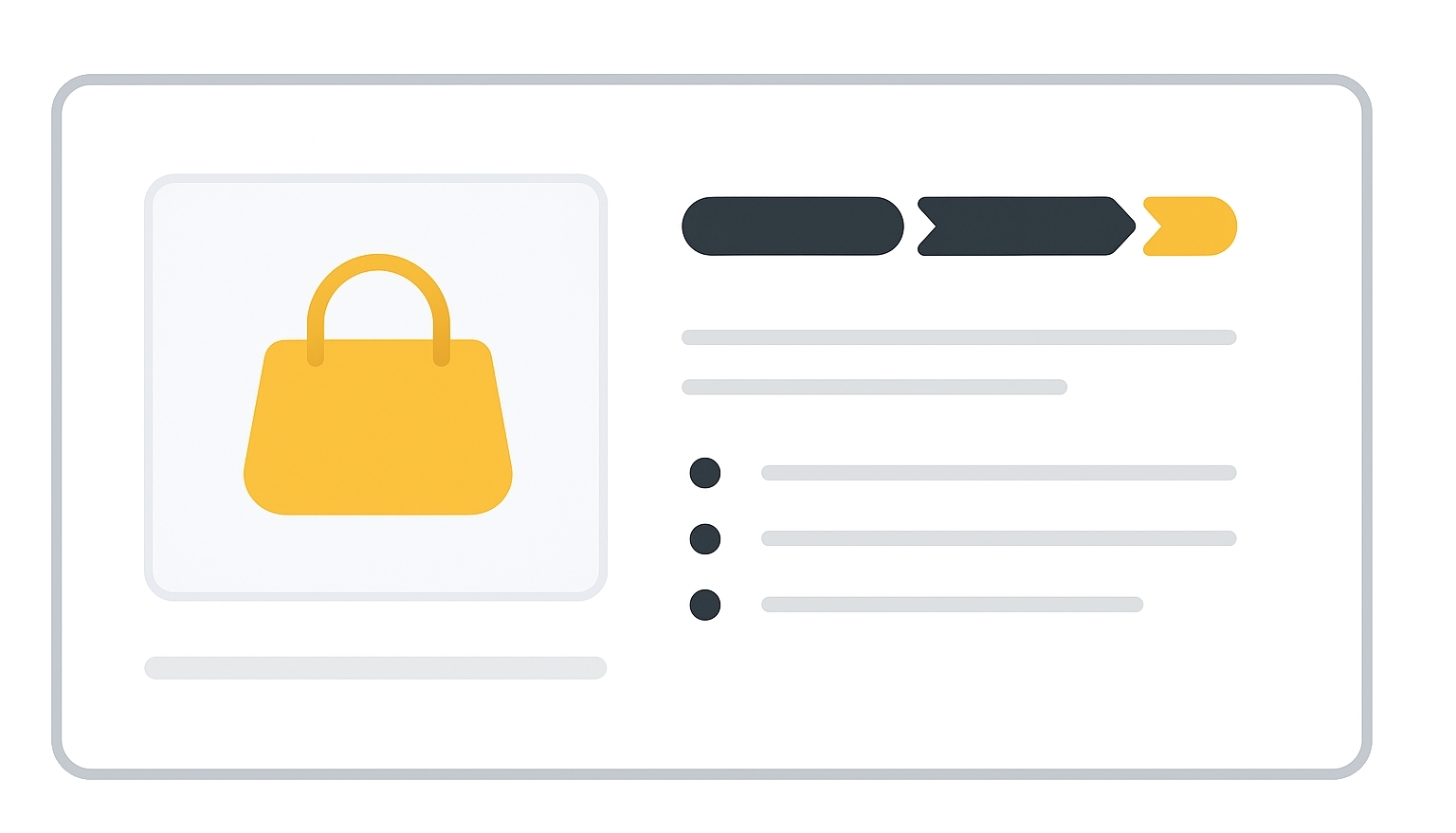 Example of product type field usage in a product listing